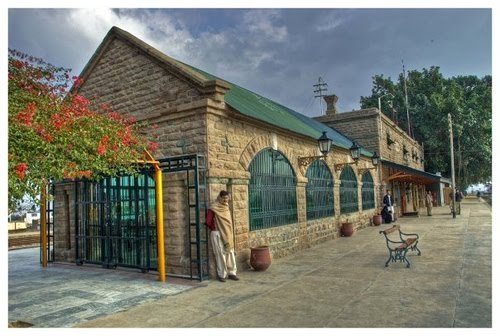 Golra Railway Station near the shrine