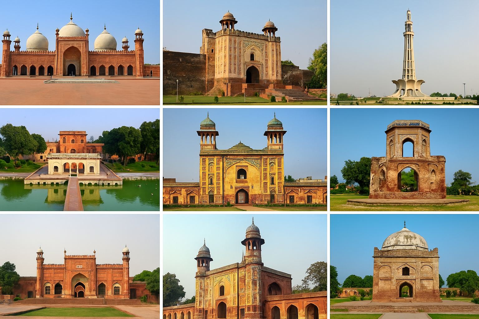 top 10 historical place in lahore