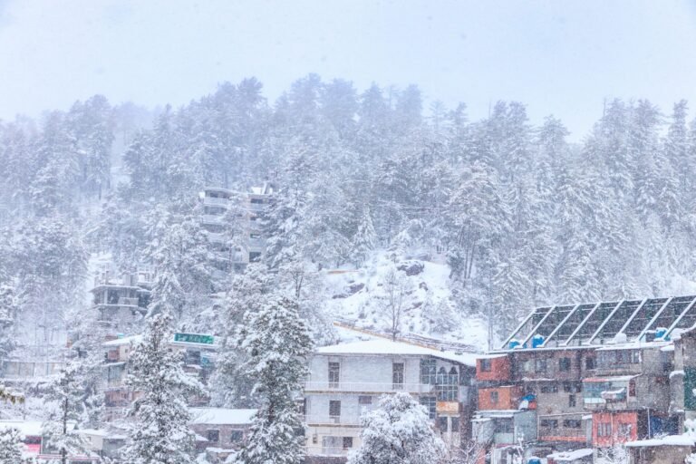 this is murree view in winter
