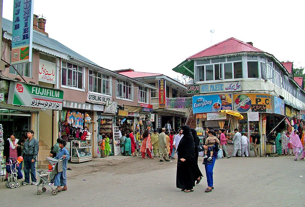Shoping street in Murree